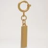 Alphabet Brass Keyring - I Gold -Fashion Bag Store G RK5518 669N188