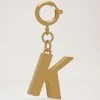 Alphabet Brass Keyring - K Gold 2 Alphabet Brass Keyring - K Gold -Fashion Bag Store G RK5520 669N188