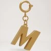 Alphabet Brass Keyring - M Gold -Fashion Bag Store G RK5522 669N188