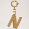 Alphabet Brass Keyring - N Gold -Fashion Bag Store G RK5523 669N188