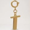 Alphabet Brass Keyring - T Gold 1 Alphabet Brass Keyring - T Gold -Fashion Bag Store G RK5531 669N188