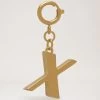 Alphabet Brass Keyring - X Gold -Fashion Bag Store G RK5535 669N188