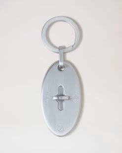 Postman's Buckle Keyring Brushed Silver