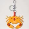 Crab Puzzle Keyring Double Yellow -Fashion Bag Store G RK5878 558P677