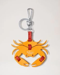 Crab Puzzle Keyring Double Yellow