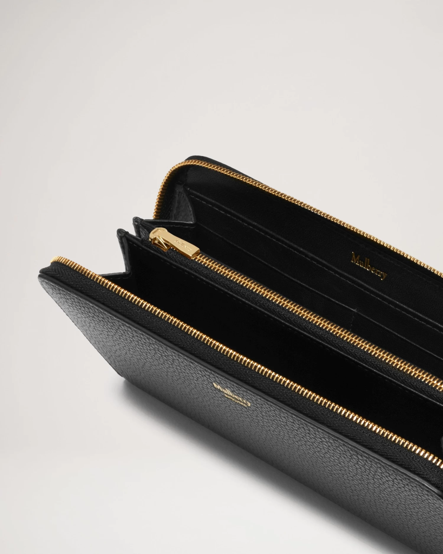 8 Card Zip Around Wallet Black 4 8 Card Zip Around Wallet Black - Image 2