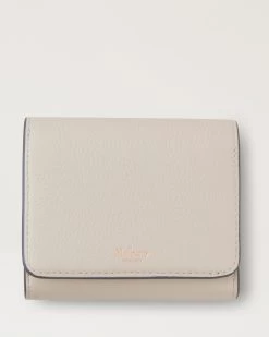 Small Continental French Purse Chalk