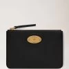Mulberry Plaque Small Zip Coin Pouch Black 2 Mulberry Plaque Small Zip Coin Pouch Black -Fashion Bag Store G RL5682 013A100