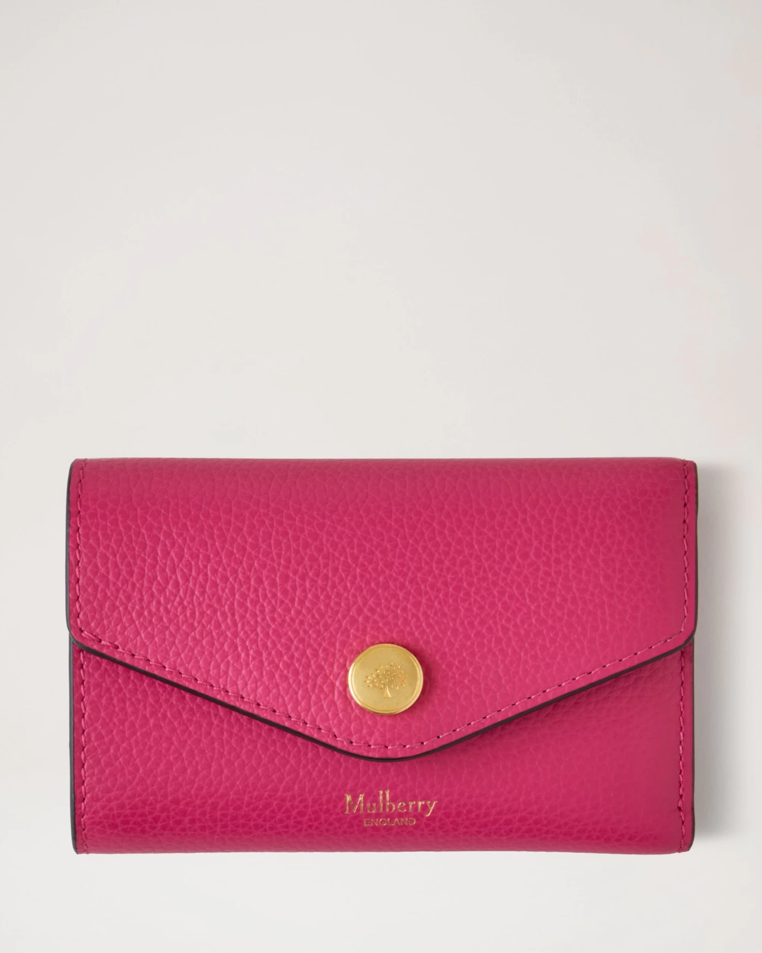 Folded Multi-Card Wallet Mulberry Pink 3 Folded Multi-Card Wallet Mulberry Pink