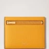 Zipped Credit Card Slip Double Yellow 1 Zipped Credit Card Slip Double Yellow -Fashion Bag Store G RL6765 736P677