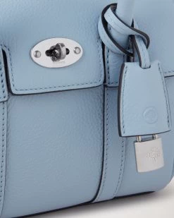 Mini Bayswater Poplin Blue 11 Mini Bayswater Poplin Blue -Fashion Bag Store G RL7177 205U804 5