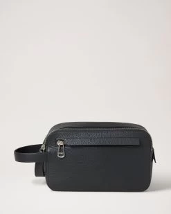 Double Zip Wash Case Black