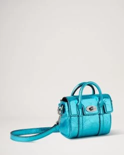 Micro Bayswater Portobello Blue -Fashion Bag Store G RL7378 559U796 3