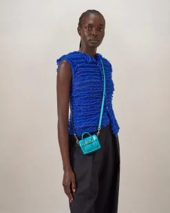 Micro Bayswater Portobello Blue -Fashion Bag Store G RL7378 559U796 6