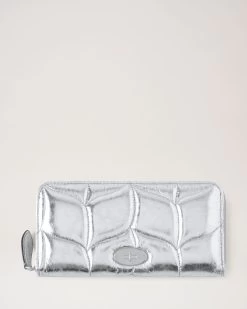 Softie 8 Credit Card Zip Purse Silver
