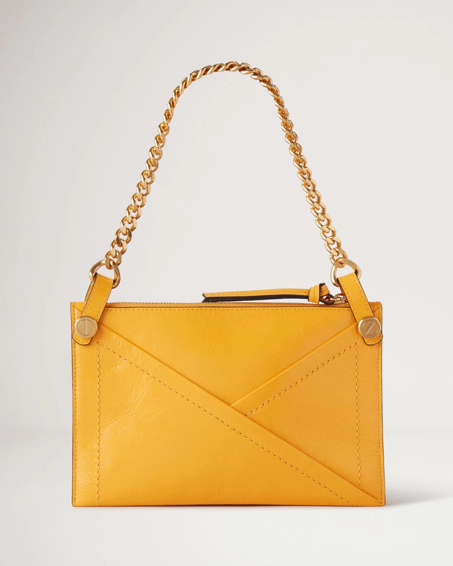 M Zipped Pouch Double Yellow 4 M Zipped Pouch Double Yellow - Image 2