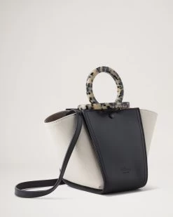 Mini Rider's Top Handle Bag Black-Ecru 11 Mini Rider's Top Handle Bag Black-Ecru -Fashion Bag Store G RL7795 000A504 3