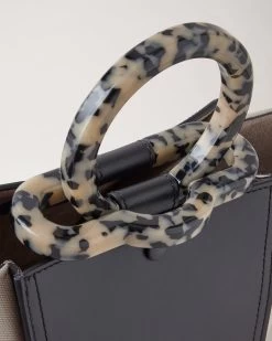 Mini Rider's Top Handle Bag Black-Ecru 13 Mini Rider's Top Handle Bag Black-Ecru -Fashion Bag Store G RL7795 000A504 5