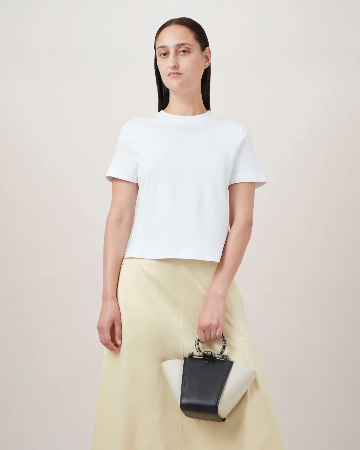 Mini Rider's Top Handle Bag Black-Ecru 9 Mini Rider's Top Handle Bag Black-Ecru - Image 7