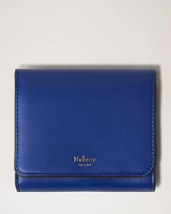 Small Continental French Purse Pigment Blue