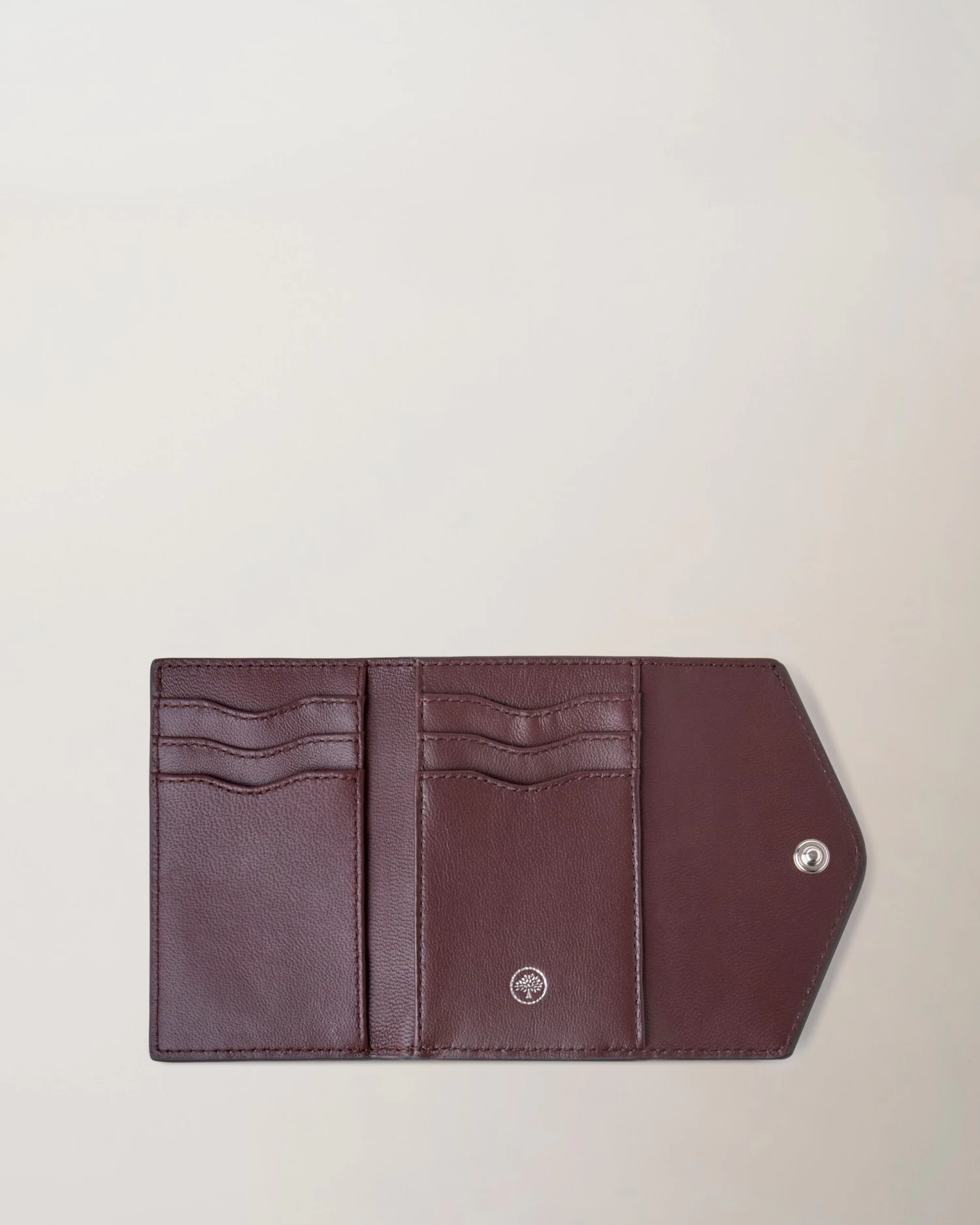 Folded Multi-Card Wallet Poplin Blue 4 Folded Multi-Card Wallet Poplin Blue - Image 2