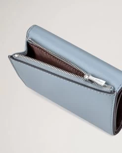 Folded Multi-Card Wallet Poplin Blue 7 Folded Multi-Card Wallet Poplin Blue -Fashion Bag Store G RL7841 587U804 3