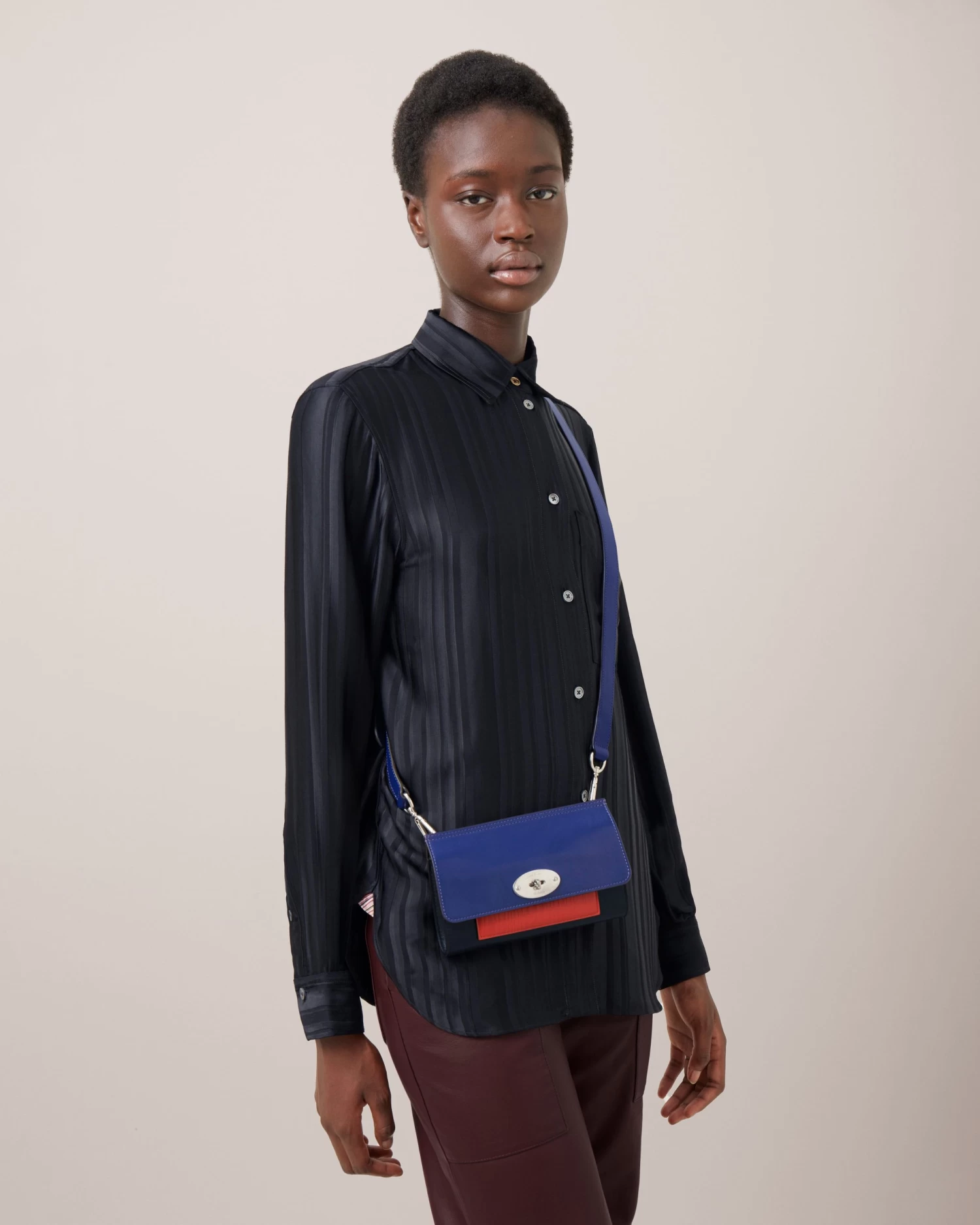 Mulberry X Paul Smith Antony Clip Bag Multi Colour 8 Mulberry X Paul Smith Antony Clip Bag Multi Colour - Image 6