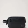 Double Zip Wash Case Brushed Black