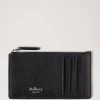 Continental Zipped Long Card Holder Black