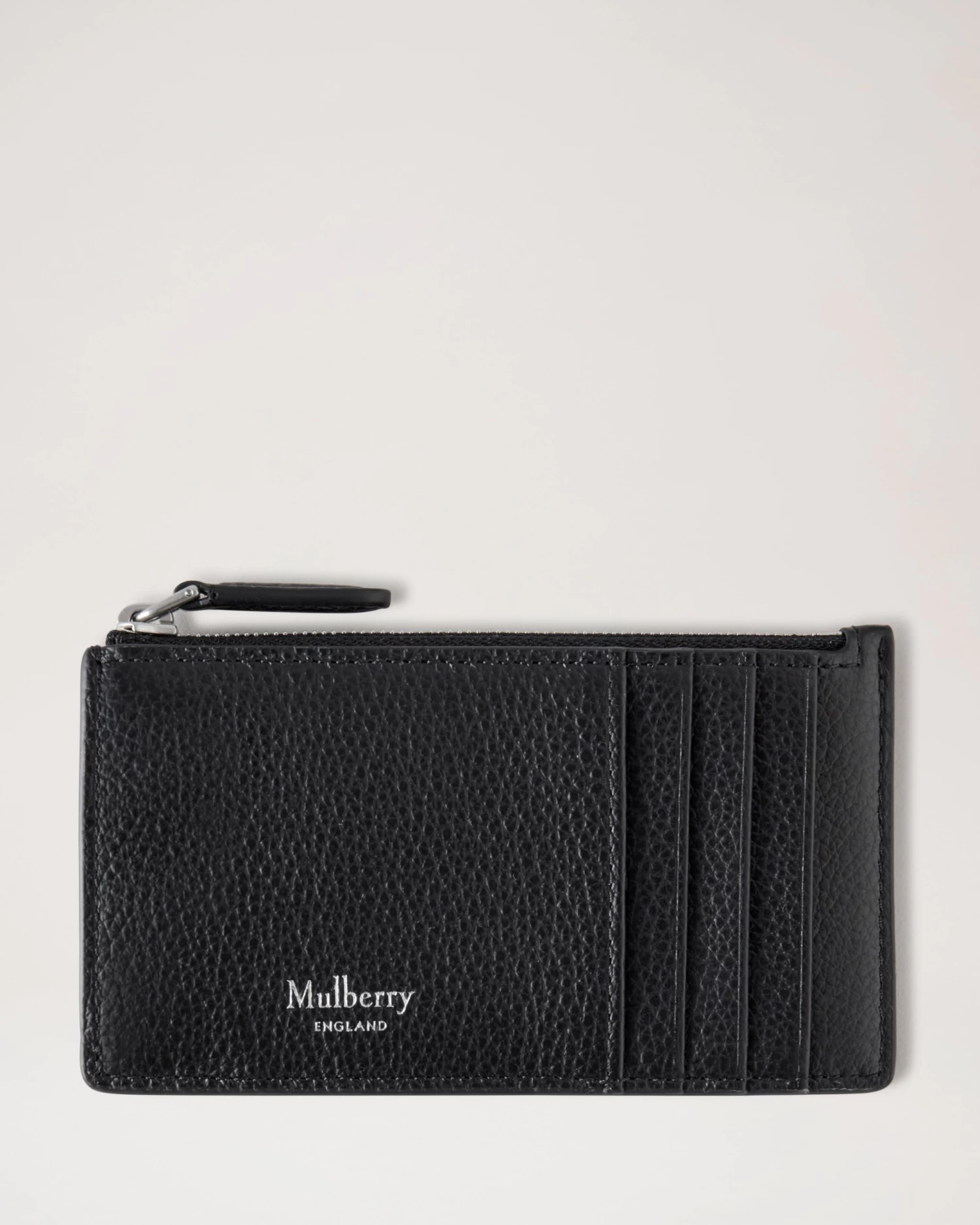 Continental Zipped Long Card Holder Black 3 Continental Zipped Long Card Holder Black