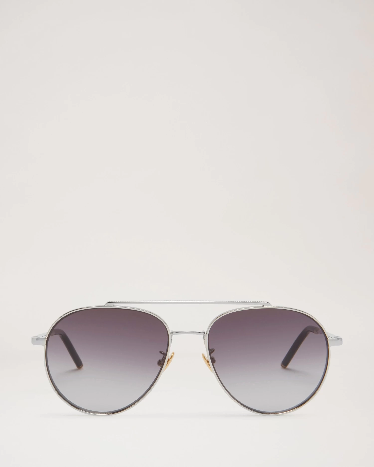 Tony Pilot Sunglasses Silver & Charcoal Grey 3 Tony Pilot Sunglasses Silver & Charcoal Grey