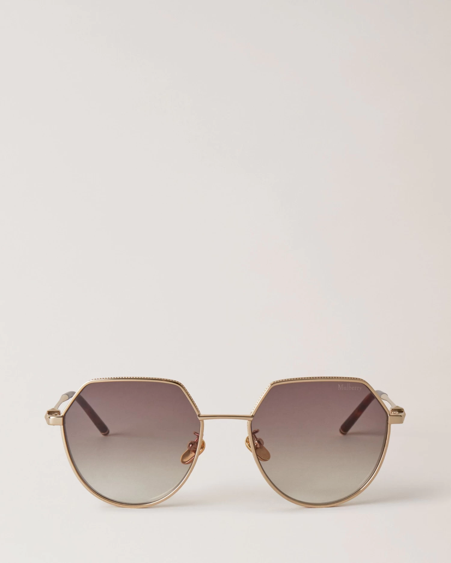 Jamie Sunglasses Gold & Taupe 3 Jamie Sunglasses Gold & Taupe