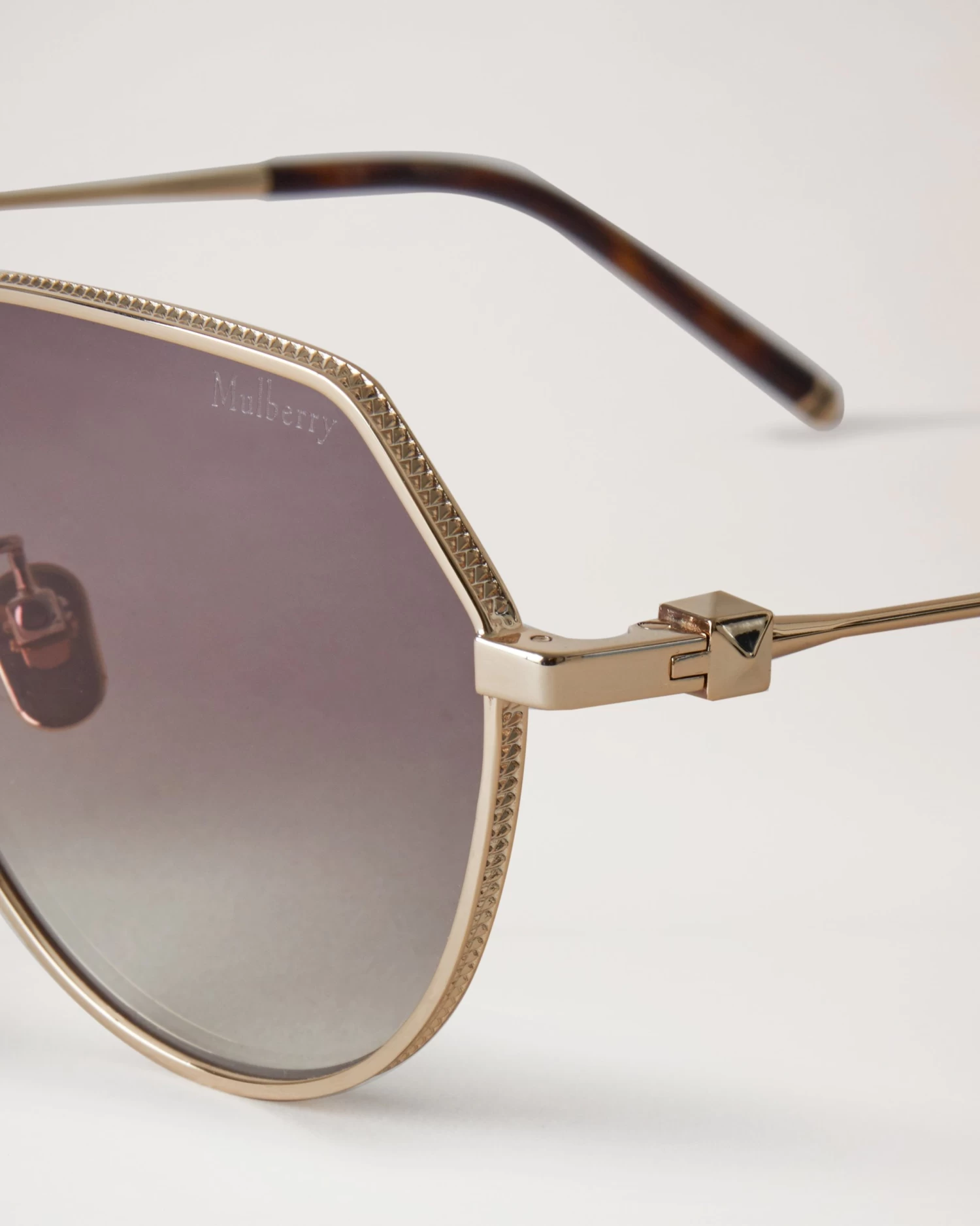 Jamie Sunglasses Gold & Taupe 4 Jamie Sunglasses Gold & Taupe - Image 2