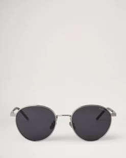 Stevie Sunglasses Silver & Black