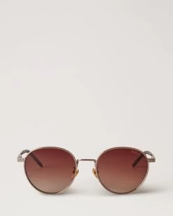 Stevie Sunglasses Rose Gold & Rose
