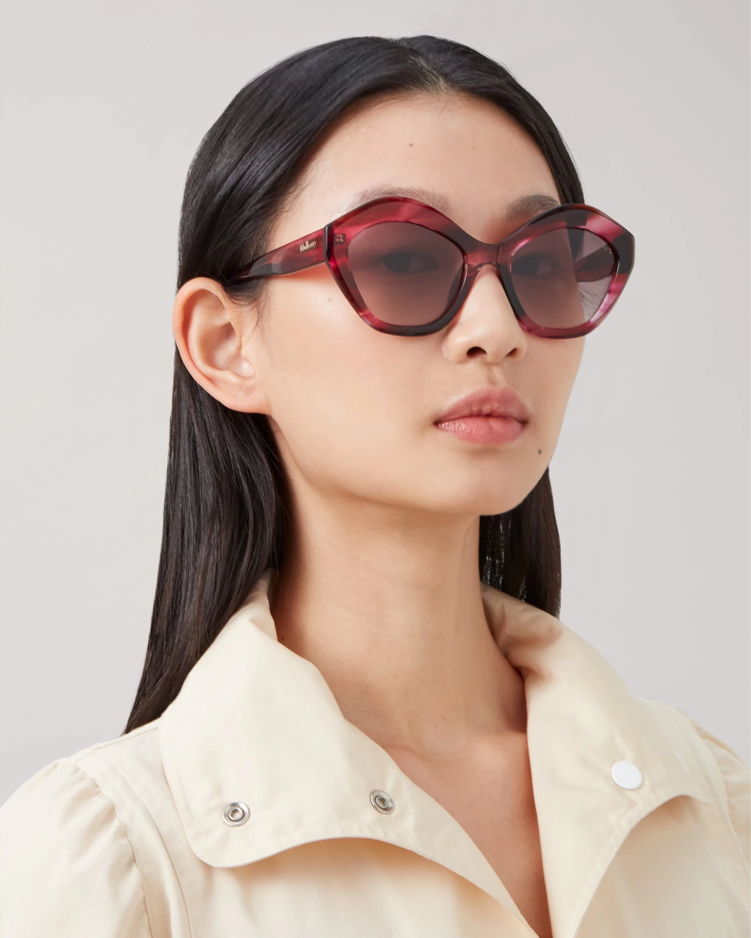 Evie Sunglasses Mulberry Pink 6 Evie Sunglasses Mulberry Pink - Image 4