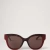 Mila Sunglasses Tortoiseshell & Crimson -Fashion Bag Store G RS5453 000F915