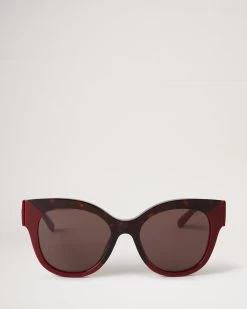 Mila Sunglasses Tortoiseshell & Crimson