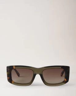 Noah Sunglasses Olive Green & Havana