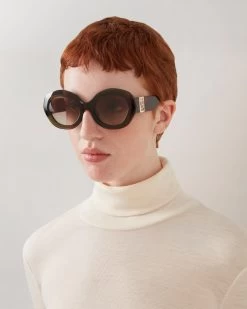 Ellie Sunglasses Olive Green & Havana 9 Ellie Sunglasses Olive Green & Havana -Fashion Bag Store G RS5458 000Q727 4