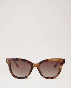 Annie Sunglasses Blonde Horn