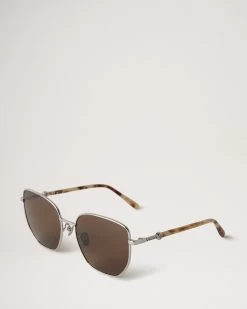 Rosie Sunglasses Silver & Olive -Fashion Bag Store G RS5464 000D679 3