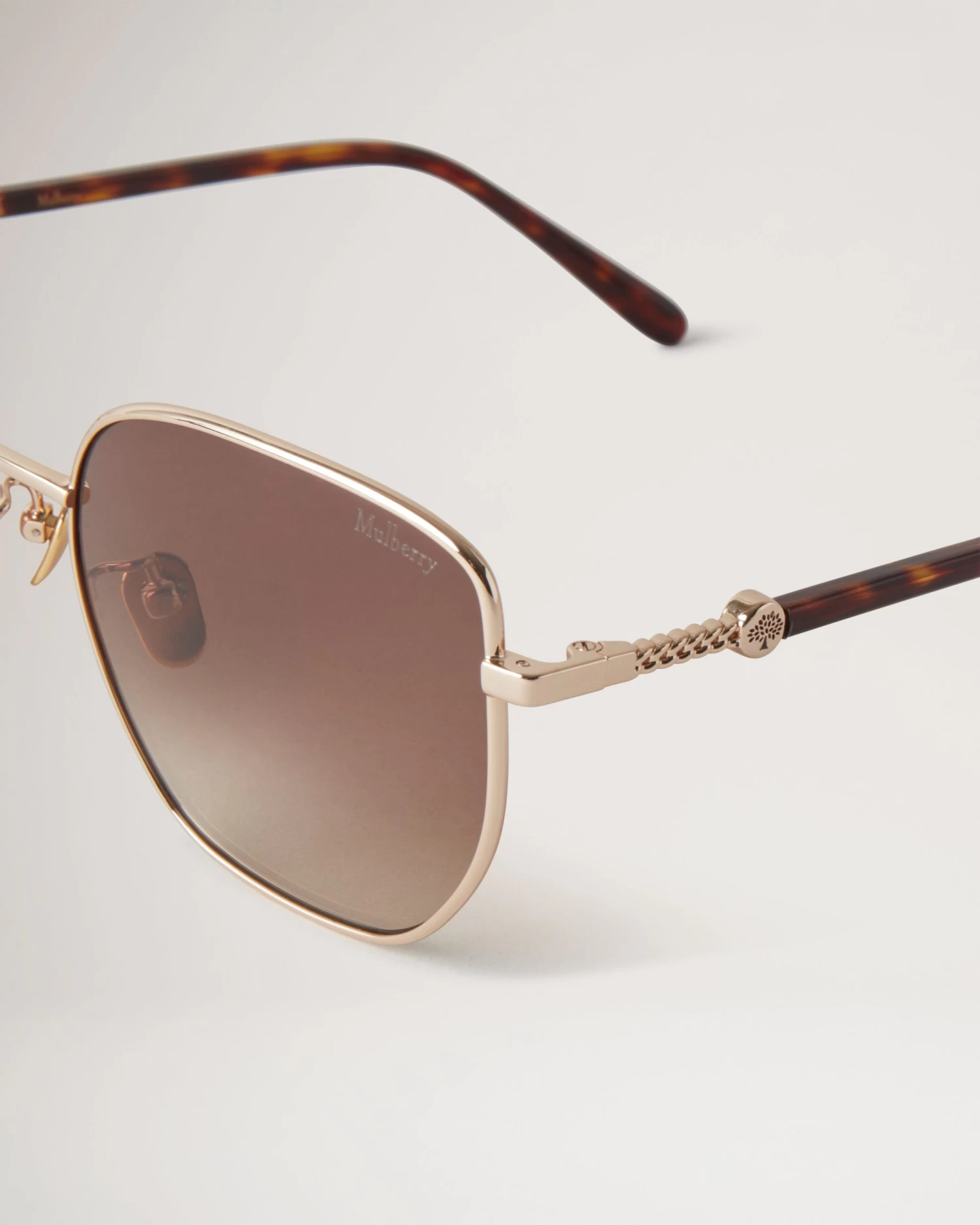 Rosie Sunglasses Gold & Brown 4 Rosie Sunglasses Gold & Brown - Image 2