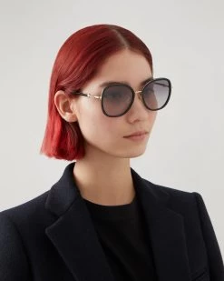 Bella Sunglasses Black -Fashion Bag Store G RS5465 000A100 4