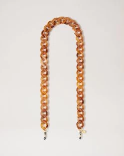 Acetate Sunglasses Chain Blonde Horn