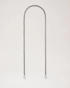 Flat Chain Strap Silver