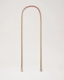 Flat Chain Strap Brass