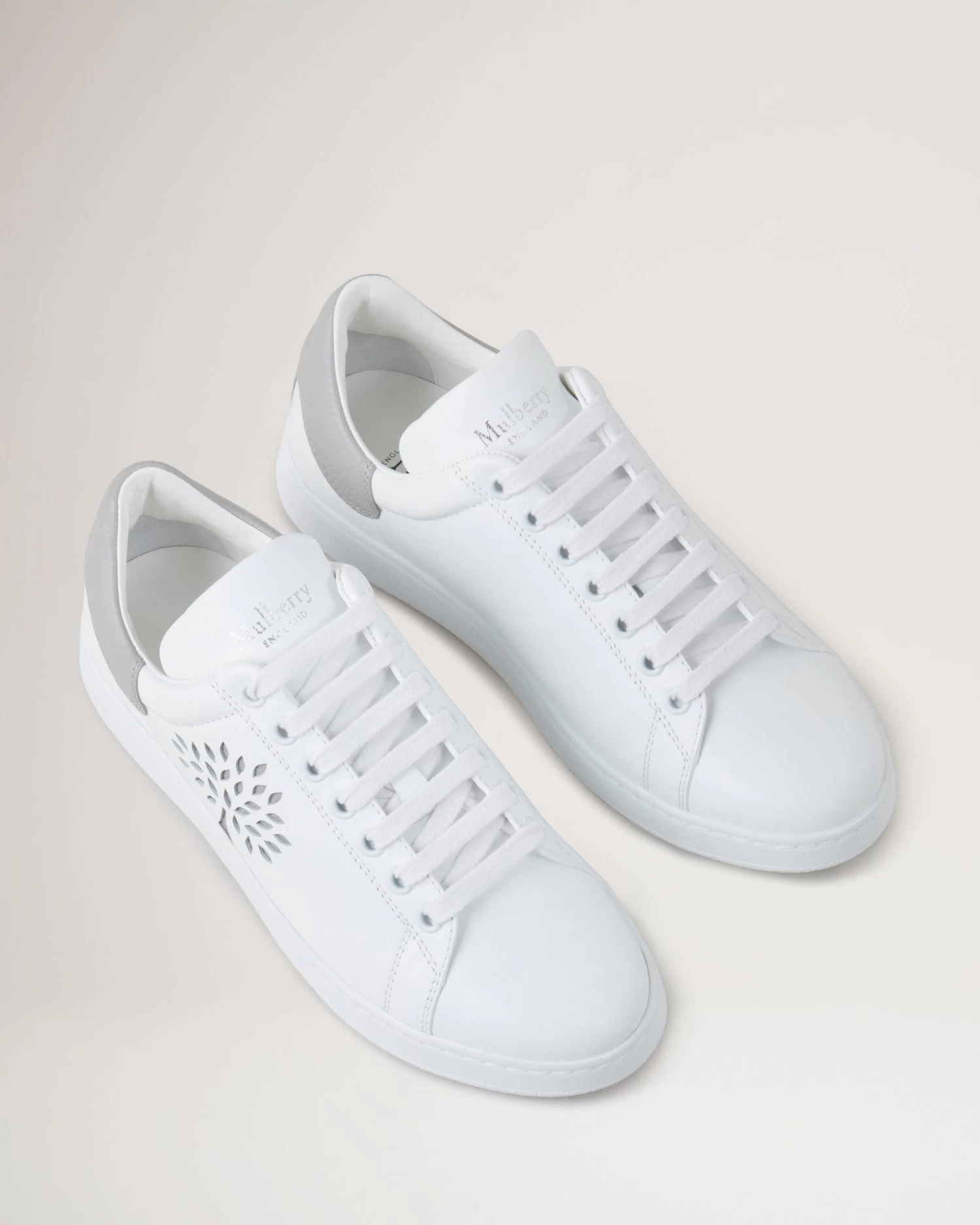 Tree Tennis Trainers Pale Grey 4 Tree Tennis Trainers Pale Grey - Image 2