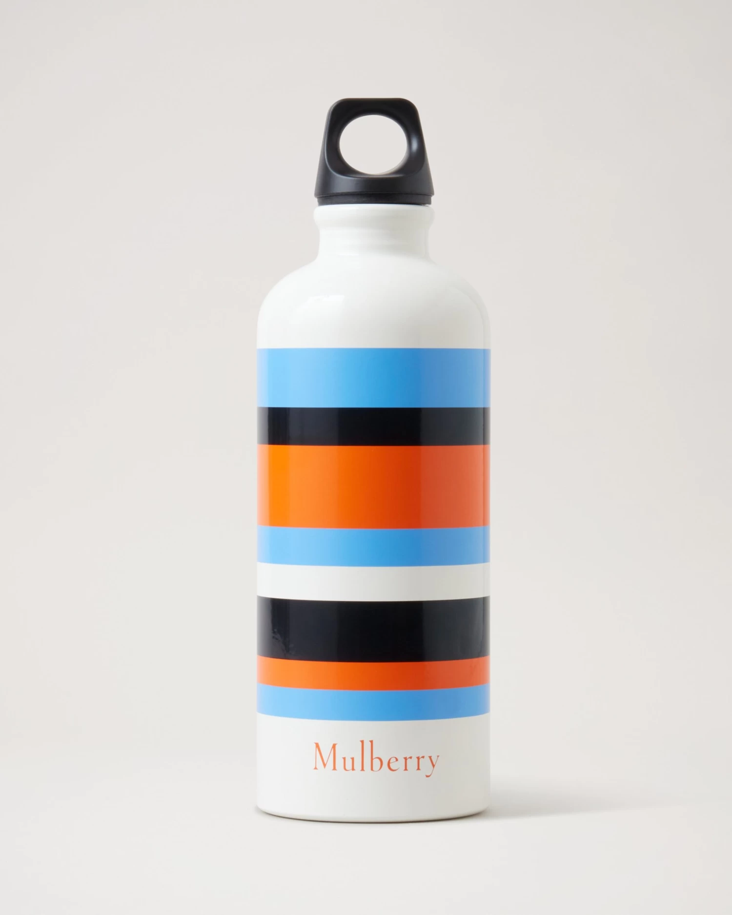 Stripe Water Bottle Mandarin Orange & Cornflower Blue 3 Stripe Water Bottle Mandarin Orange & Cornflower Blue