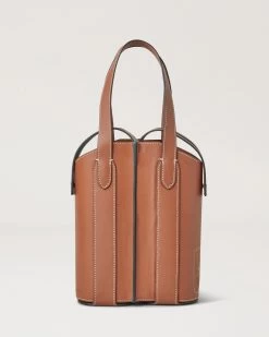 Wine Carrier Vintage Oak